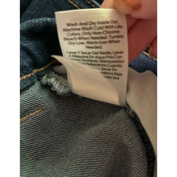 Sofia Jeans Womens Relaxed Straight High Rise Cargo Jeans Dark Wash Size 14 - Picture 10 of 10